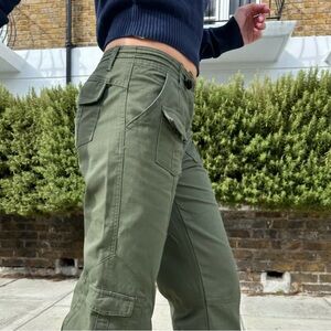 Brandy Melville Olive Green Women's Cargo Pants